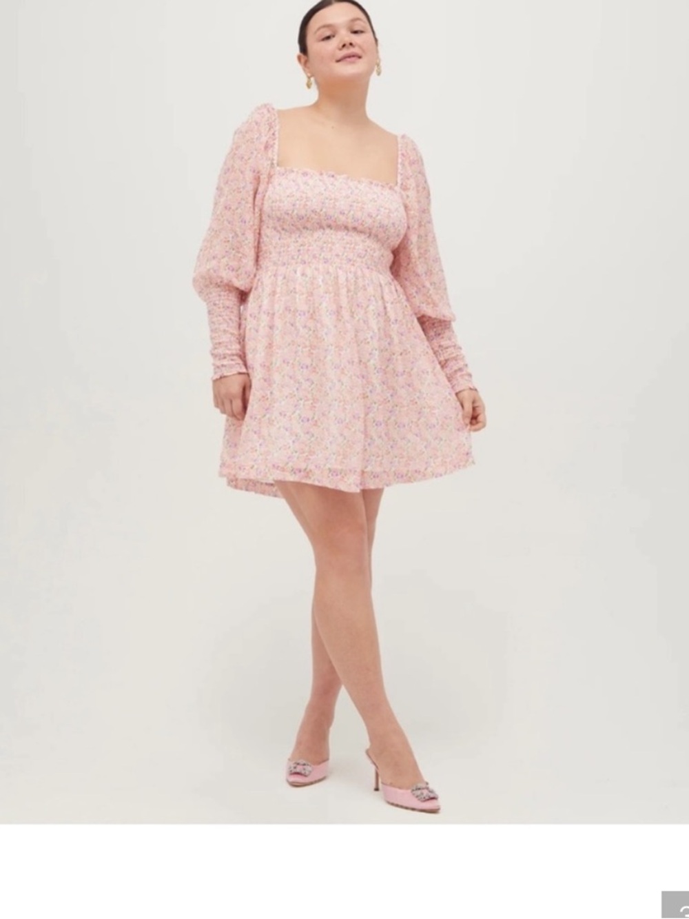 Hill House Grace Smocked Mini Dress
